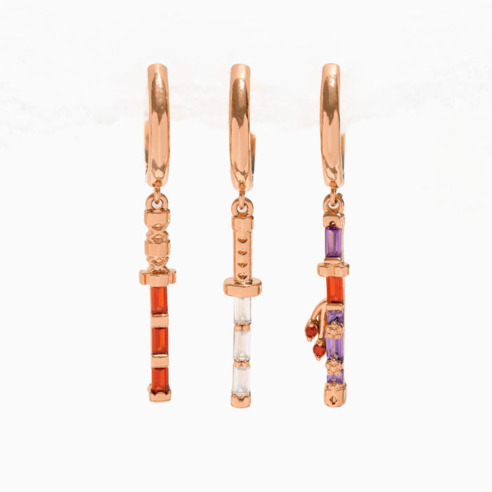 One Piece Three Sword Style Hoops