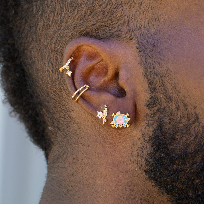 One Piece Tony Tony Chopper Earring Set