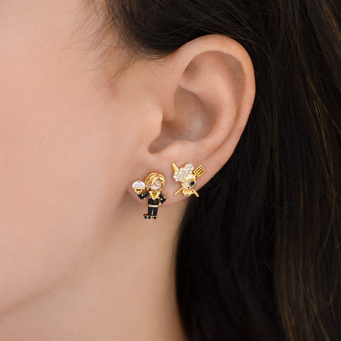 One Piece Zoro & Sanji Earring Set
