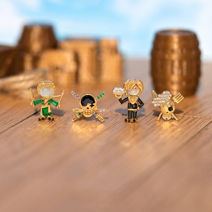 One Piece Zoro & Sanji Earring Set