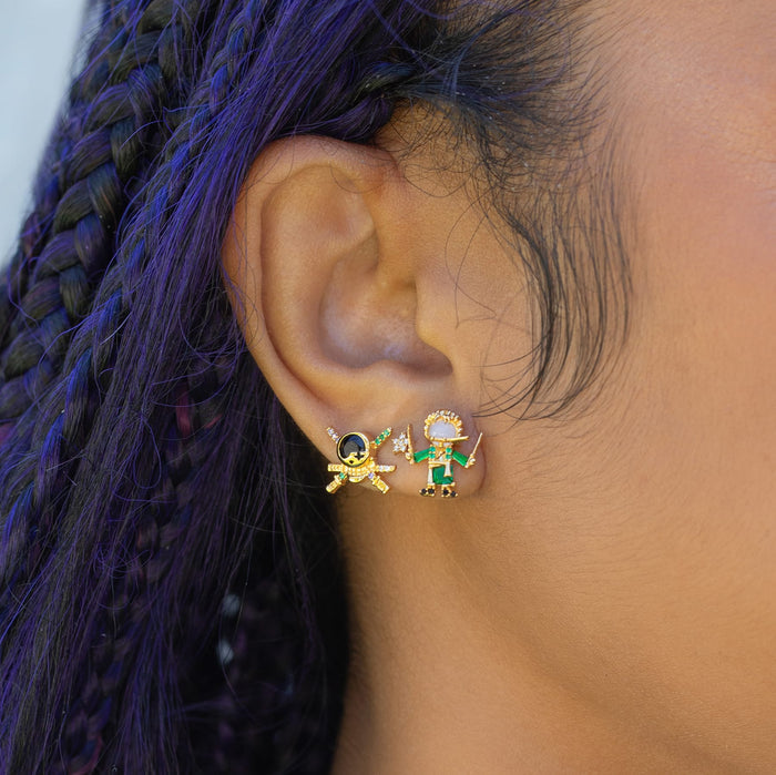 One Piece Zoro & Sanji Earring Set