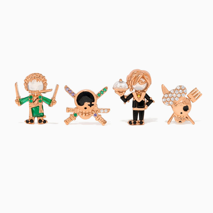 One Piece Zoro & Sanji Earring Set