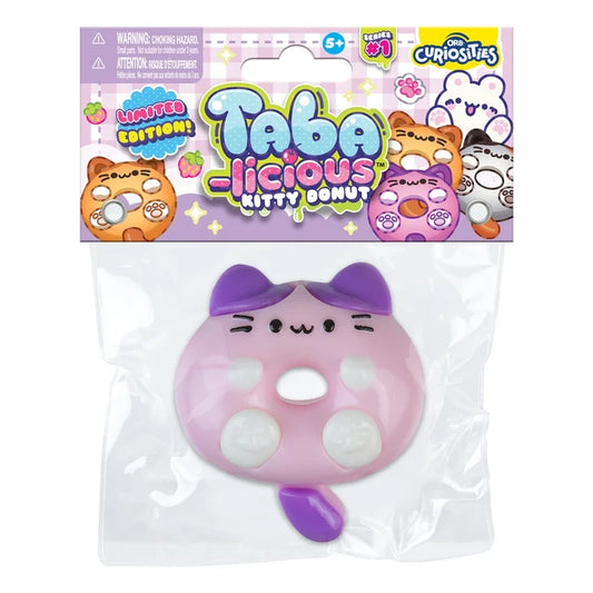 ORB Curiosities Taba-licious Kitty Donut Taba Squishy Sensory Toy - STYLES VARY