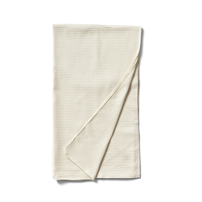 Native Organic Organic Cotton Waffle Weave Throw in Natural