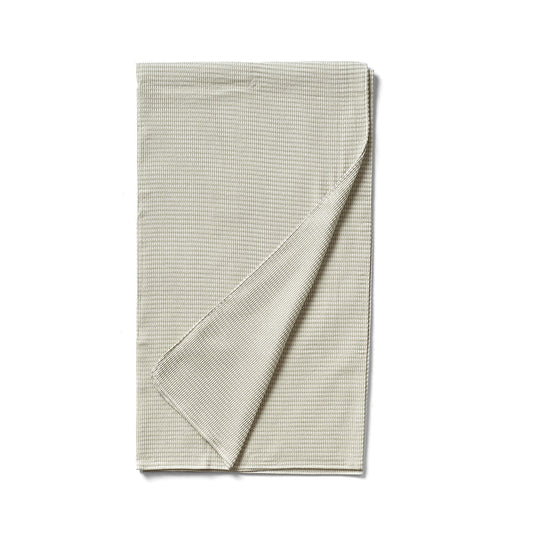 Native Organic Organic Cotton Waffle Weave Throw in Sage