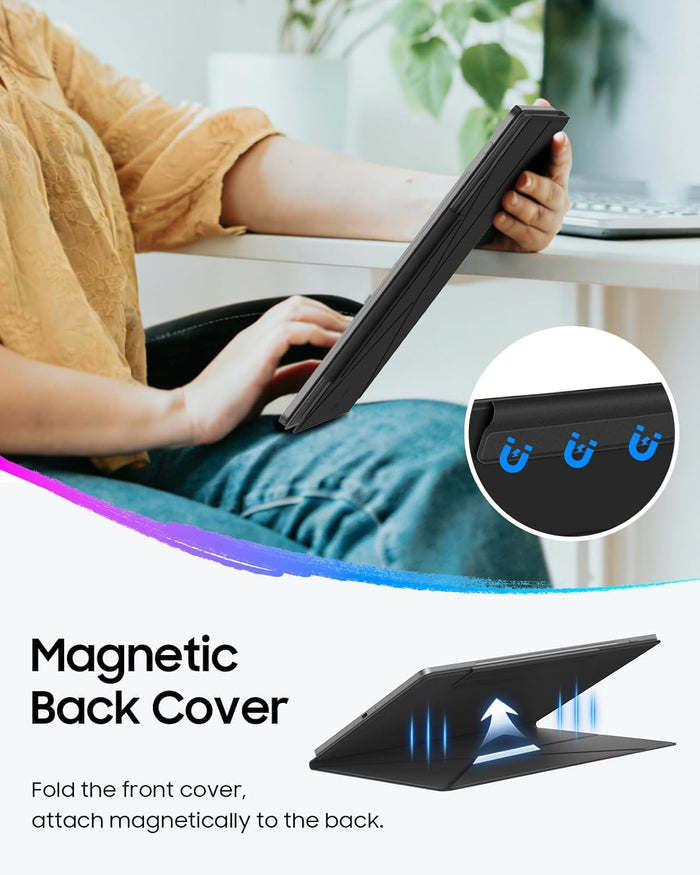 Origami Case for 11" Kindle Scribe 3rd Gen 2025, Detachable Magnetic Cover, Multi-Viewing Stand Angles | Fintie