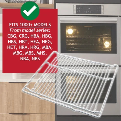 Oven Shelf Wire Rack for Bosch HBA HBG HEA HET HRG MBA 577170 Series Cooker (455 x 375 x 30mm)