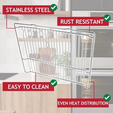 Oven Shelf Wire Rack for Bosch HBA HBG HEA HET HRG MBA 577170 Series Cooker (455 x 375 x 30mm)
