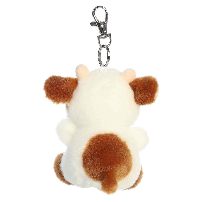 Palm Pals 4 Inch Caroline the Brown Cow Plush Clip