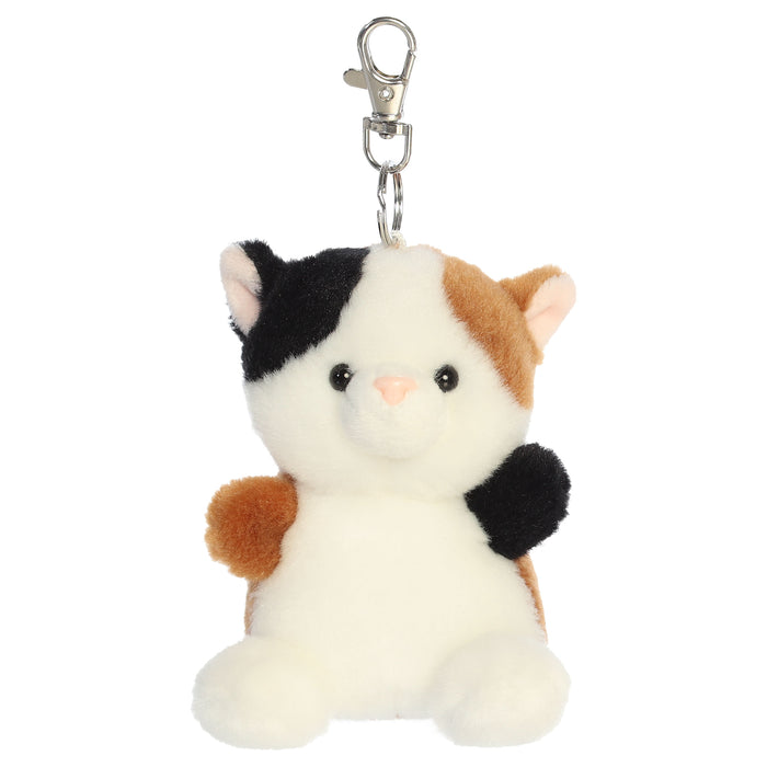 Palm Pals 4 Inch Peebs the Calico Cat Plush Clip