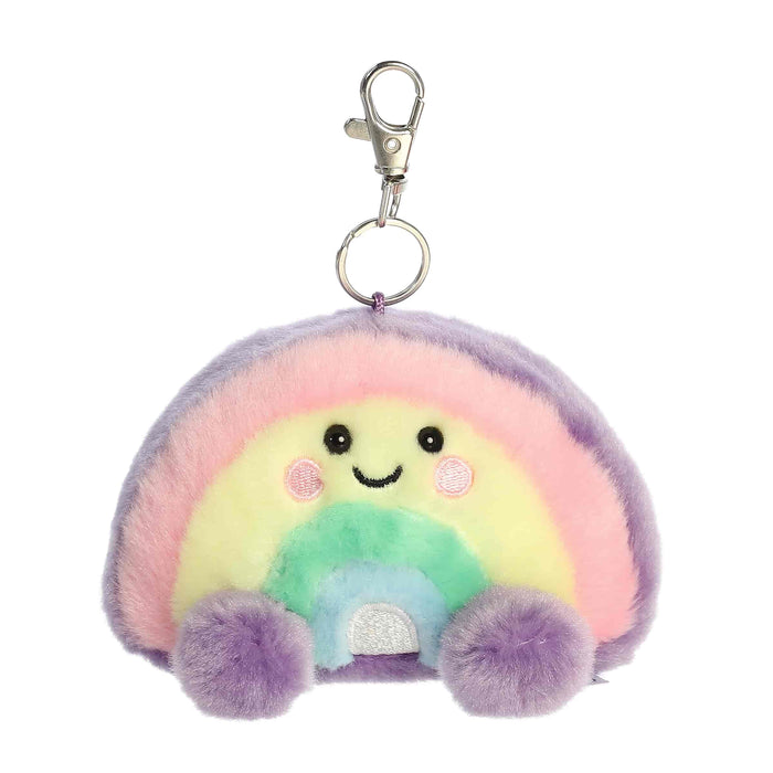Palm Pals 4 Inch Vivi the Rainbow Plush Clip