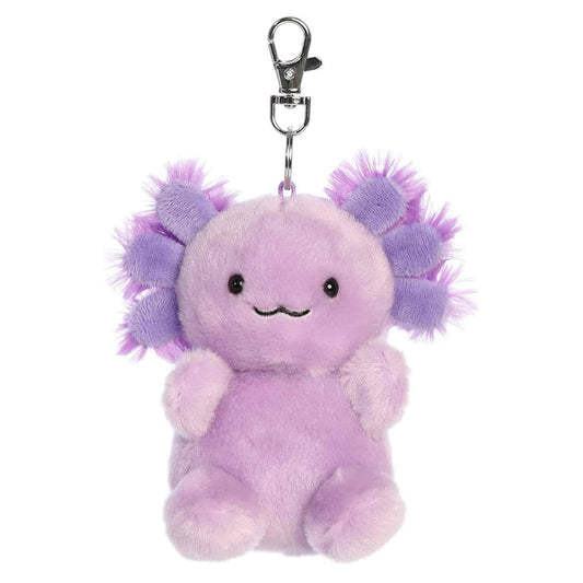 Palm Pals 4 Inch Xavier the Purple Axolotl Plush Clip