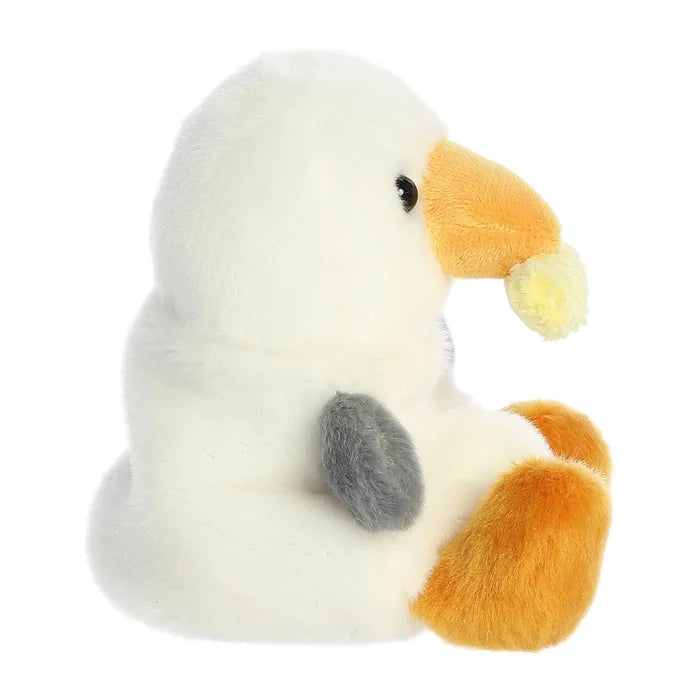 Palm Pals 5 Inch Buoy the Seagull with French Fry Plush Toy - Owl & Goose Gifts