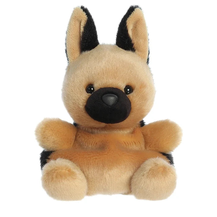 Palm Pals 5 Inch Hans the German Shepherd Plush Toy - Owl & Goose Gifts