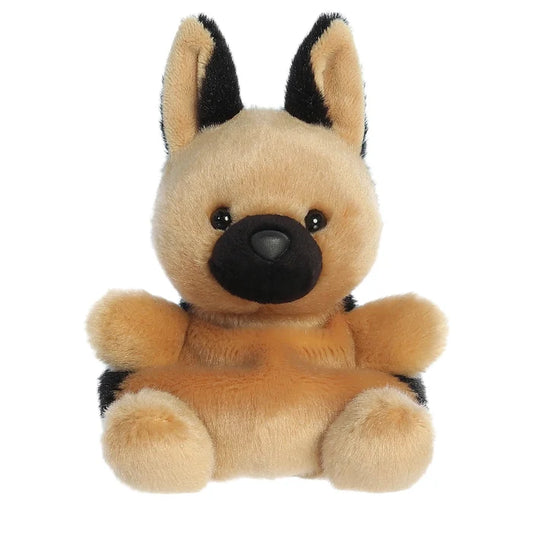 Palm Pals 5 Inch Hans the German Shepherd Plush Toy - Owl & Goose Gifts