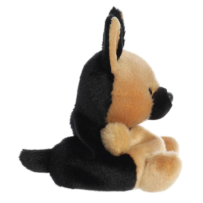 Palm Pals 5 Inch Hans the German Shepherd Plush Toy - Owl & Goose Gifts