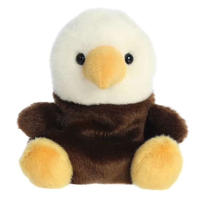 Palm Pals 5 Inch Murphy the Bald Eagle Plush Toy - Owl & Goose Gifts