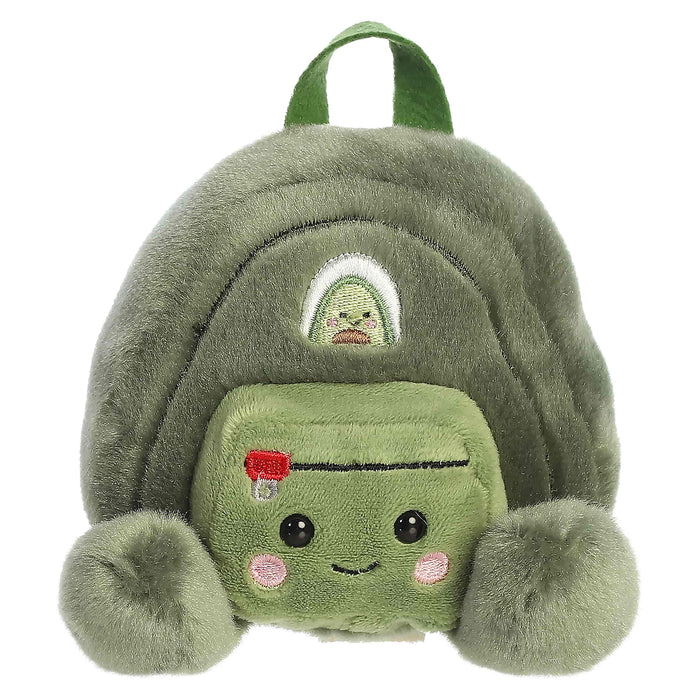 Palm Pals 5 Inch Rainier the Green Backpack Plush Toy