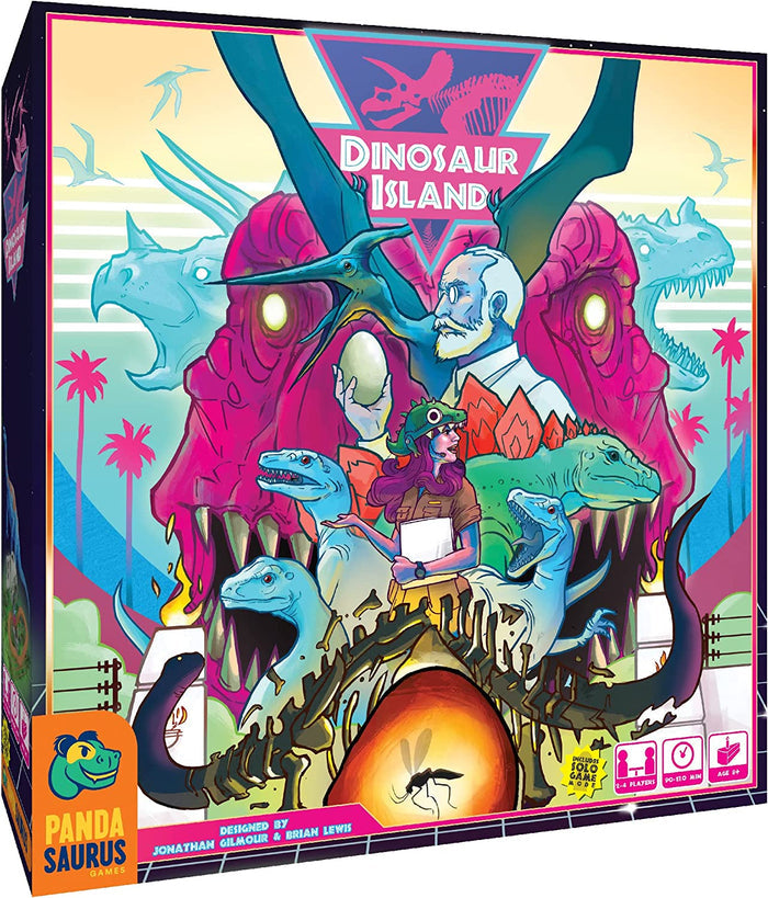 PANDASAURUS  BOARD GAME-DINOSAUR ISLAND