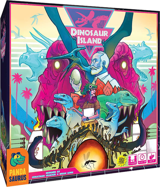 PANDASAURUS  BOARD GAME-DINOSAUR ISLAND