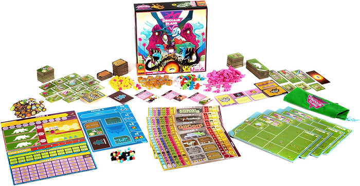 PANDASAURUS  BOARD GAME-DINOSAUR ISLAND