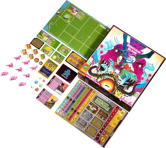 PANDASAURUS  BOARD GAME-DINOSAUR ISLAND