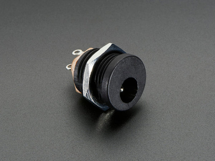 Panel Mount 2.1mm DC barrel jack by The Pi Hut - The Pi Hut