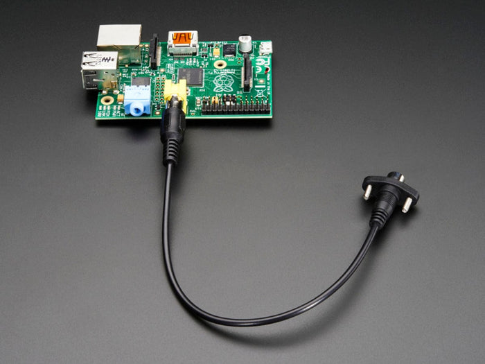 Panel Mount RCA (Composite Video, Audio) Cable [discontinued] by The Pi Hut - The Pi Hut