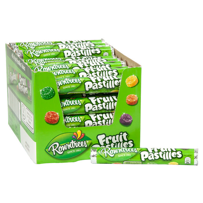 Pastilles Rowntrees Fruit 1.8oz Roll - 32ct