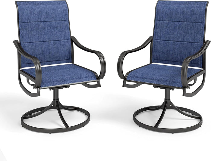 2 set / Black Frame+padded+blue Fabric