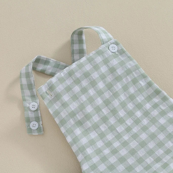 PAULINA Checkered Romper