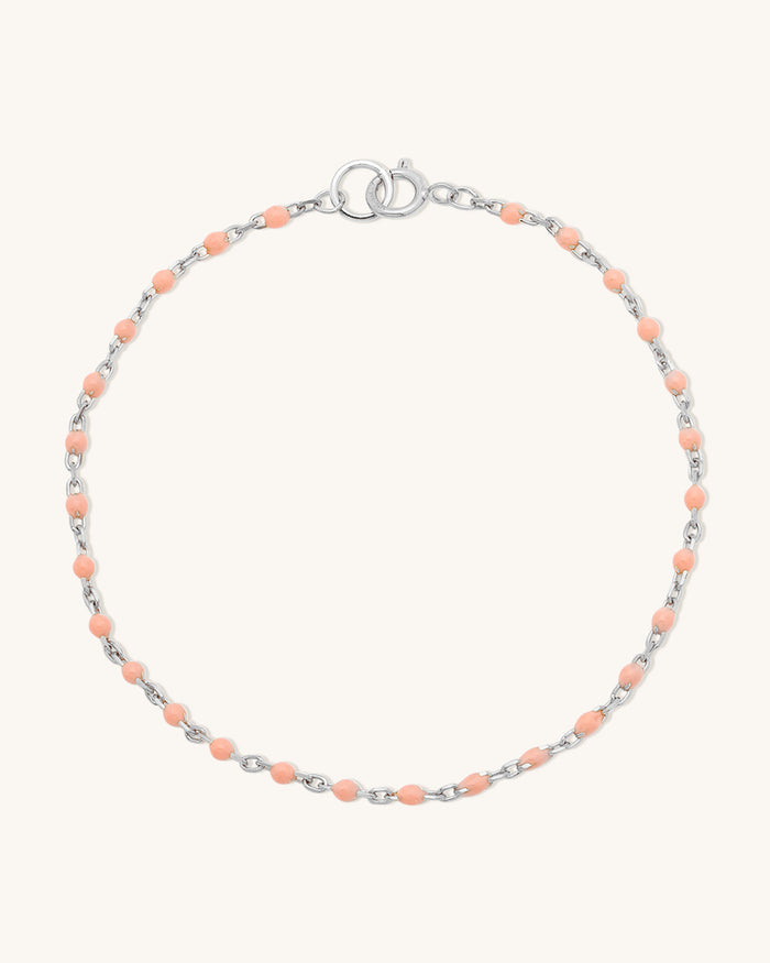 Peach Fuzz Candy Chain Anklet
