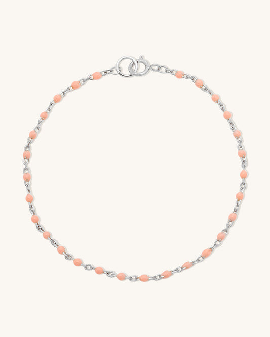 Peach Fuzz Candy Chain Anklet