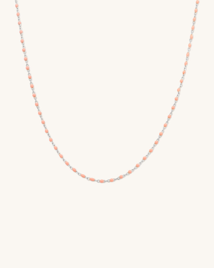 Peach Fuzz Candy Chain Necklace