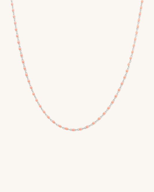 Peach Fuzz Candy Chain Necklace