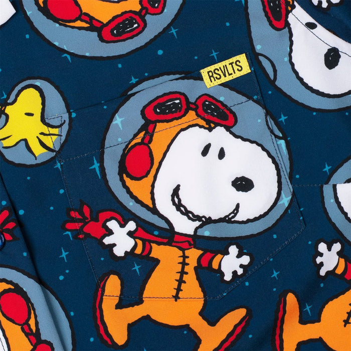 RSVLTS Peanuts Women's Short Sleeve Shirt Peanuts "Snoopy in Space" – Women's KUNUFLEX Short Sleeve Shirt Peanuts "Snoopy in Space" – Women's KUNUFLEX Short Sleeve Shirt