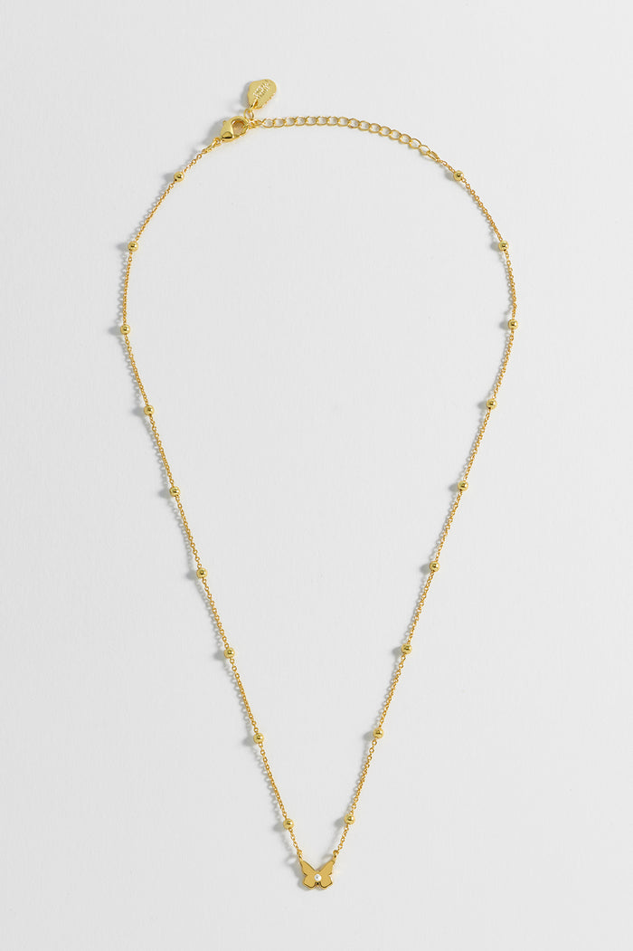 Pearl Butterfly Necklace