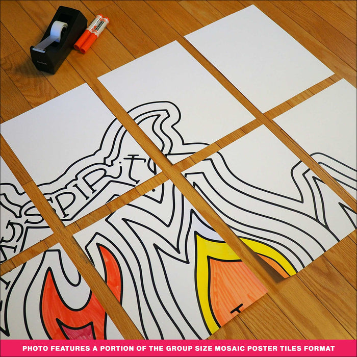 Pentecost Coloring Page & Poster