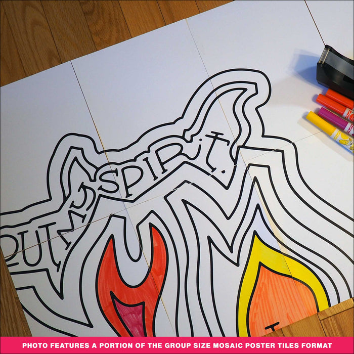 Pentecost Coloring Page & Poster