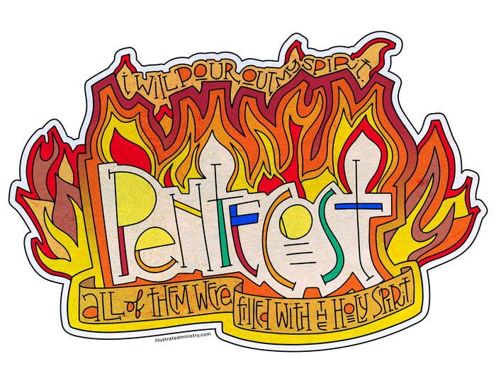 Pentecost Coloring Page & Poster