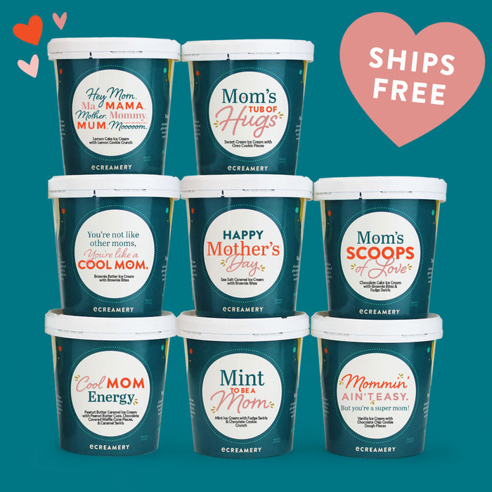 Photo of Funny Mother's Day themed Ice cream 8 pint gift