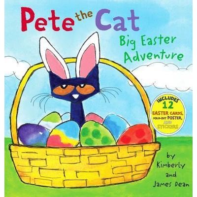 Pete the Cat: Big Easter Adventure Hardcover Easter Book