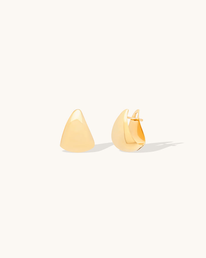 Petite Claw Hoops