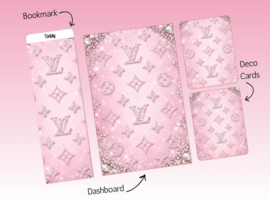 Pink L Rhinestones | Dash Bundle | A5 Rings