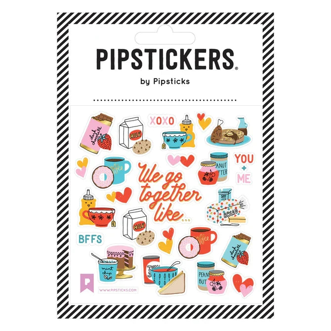 Pipsticks We Go Together Sticker Sheet