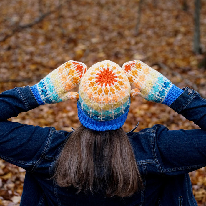 Plus Side Hat and Mittens by Paper Daisy Creations - KIT
