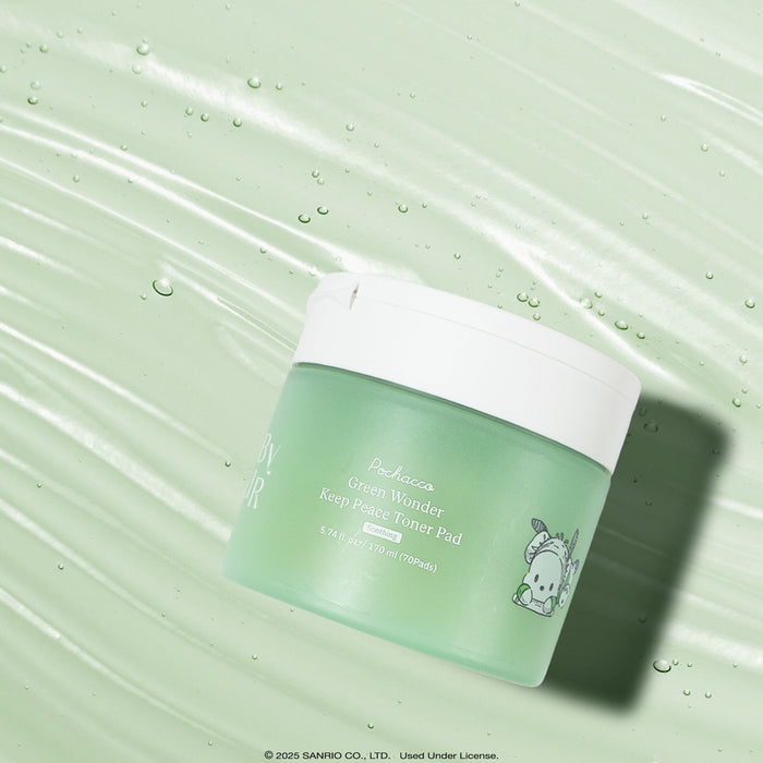 Pochacco x ByUR Green Wonder Keep Peace Toner Pad (Sanrio K-Spa Edition) Beauty ByUR US
