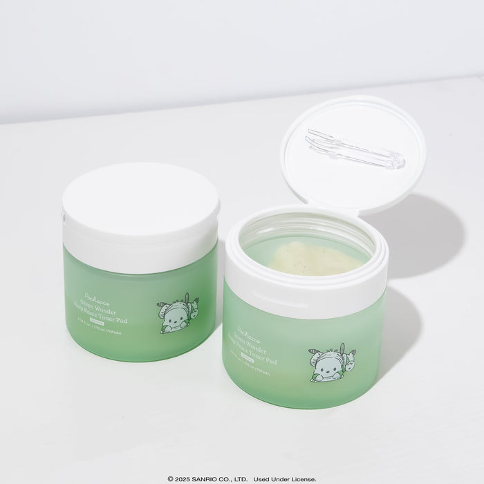 Pochacco x ByUR Green Wonder Keep Peace Toner Pad (Sanrio K-Spa Edition) Beauty ByUR US