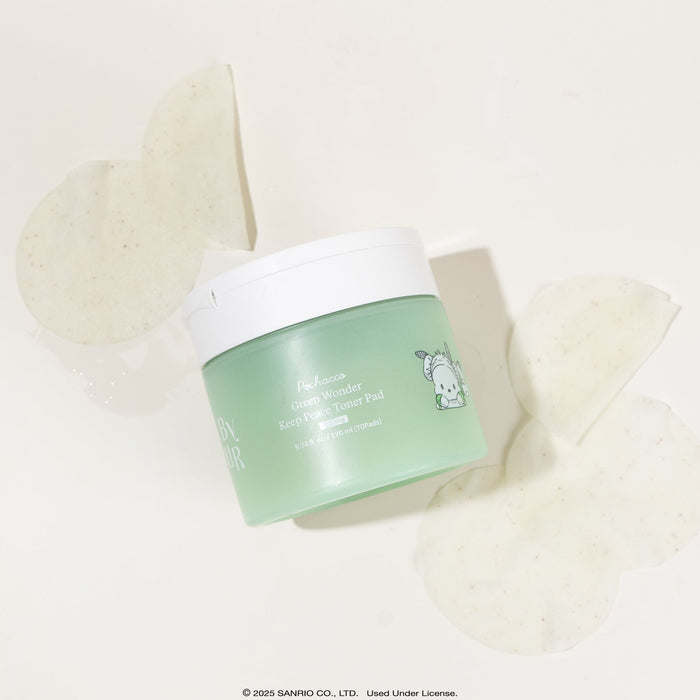 Pochacco x ByUR Green Wonder Keep Peace Toner Pad (Sanrio K-Spa Edition) Beauty ByUR US