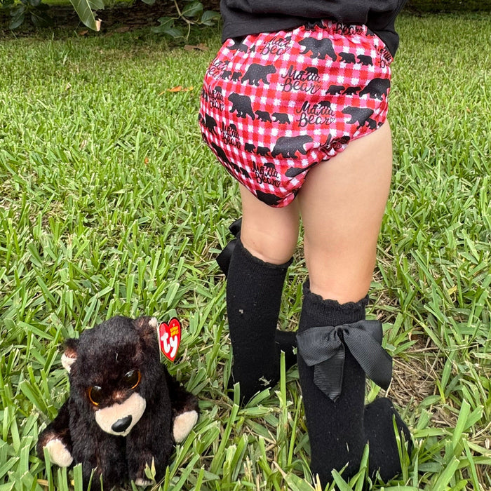 POCKET DIAPER 3.0 WITH INSERTS - 6 PACK(Black & Red)